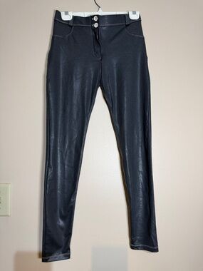 Freddy Black Faux Leather Skinny Jeans